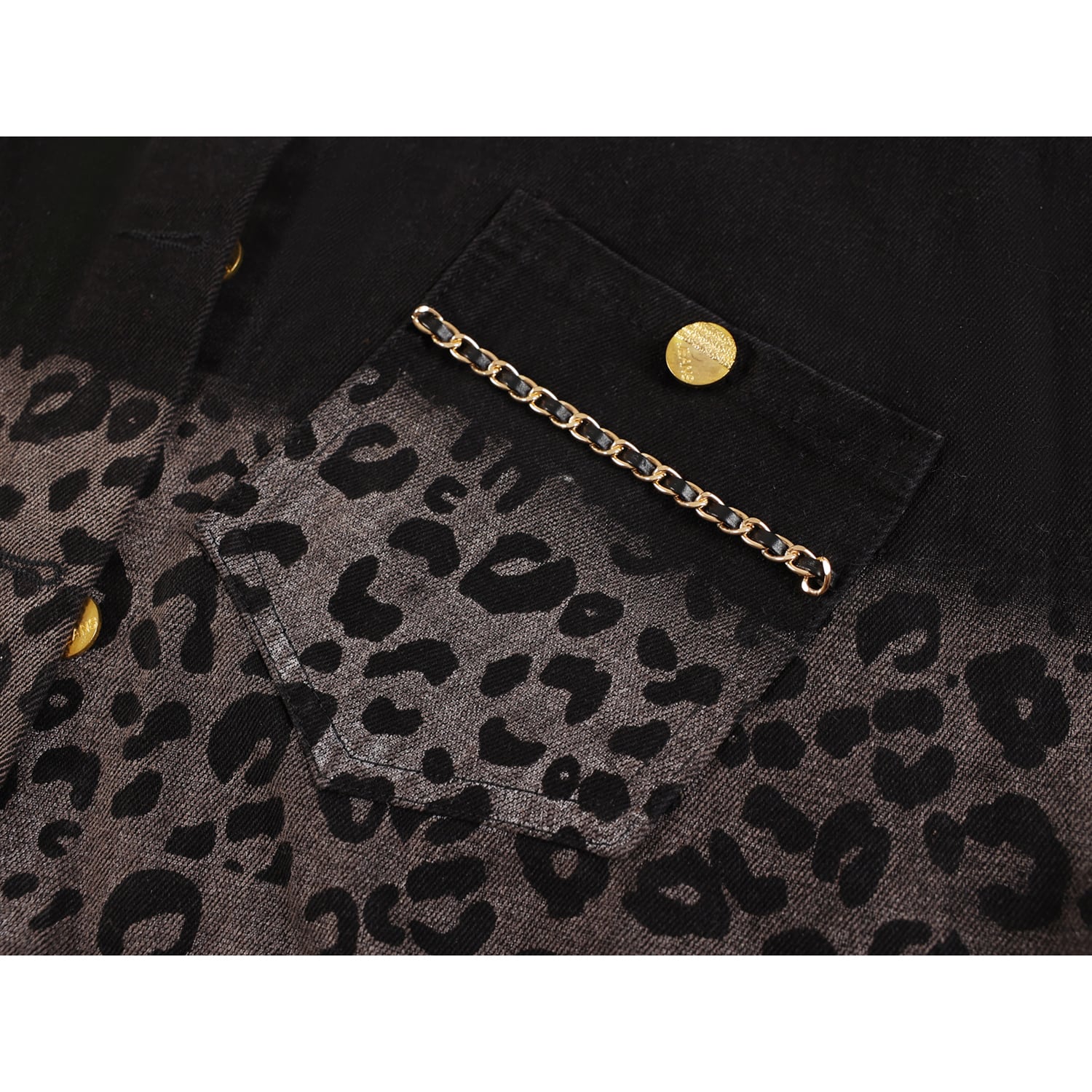 [LHSEN Series]★Outerwear★ Blazer Casual Color scheme Leopard print Easy to match Design Brown Black