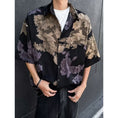 Load image into Gallery viewer, [NANSHI Series] ★Shirt★ Tops, short sleeves, unisex, men's, color scheme, summer clothes, floral pattern, aloha shirt, cool
