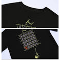 Load image into Gallery viewer, [Old Monsters---Twenty-Four Demons Series]★China style T-shirt★ Short sleeve tops Short sleeve T-shirt print Unique original lettering pattern black black
