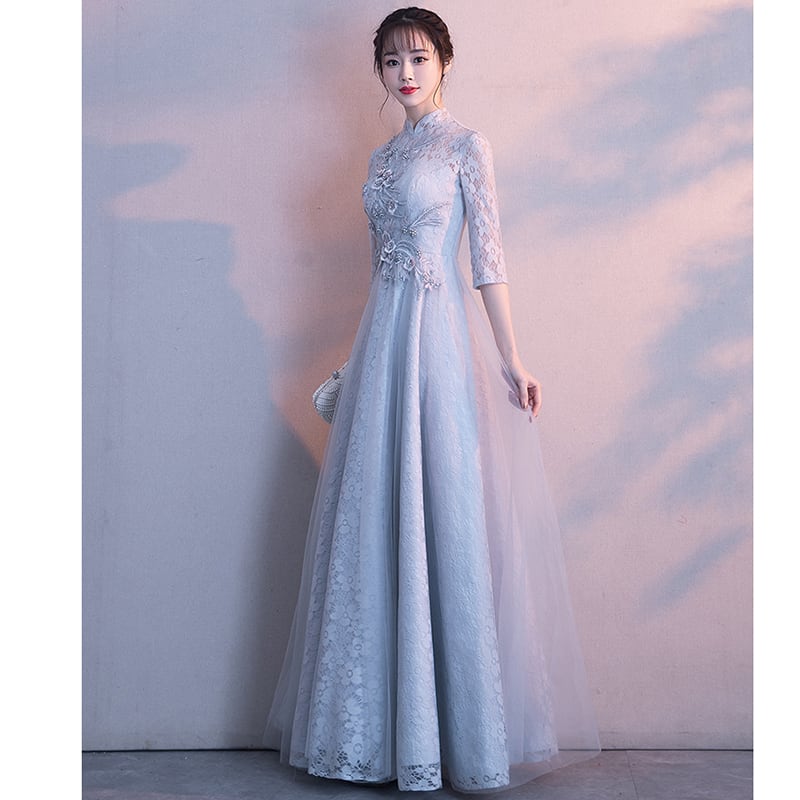 [YISIMAN Series] ★Party Dress★ 4color Chinese Style Dress Coming of Age Ceremonies, Year-end Parties, Concerts, Graduation Ceremonies, Improves Temperament