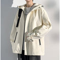 Load image into Gallery viewer, ✿New item! [BIGEMAN Series]★Jacket★ 2color outerwear with hood, unisex, men's, large size, simple, spring/autumn type
