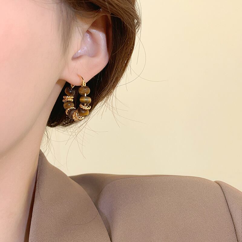 [GULIYA Series] ★Earrings★ 2 types pair accessories ladies retro unique design