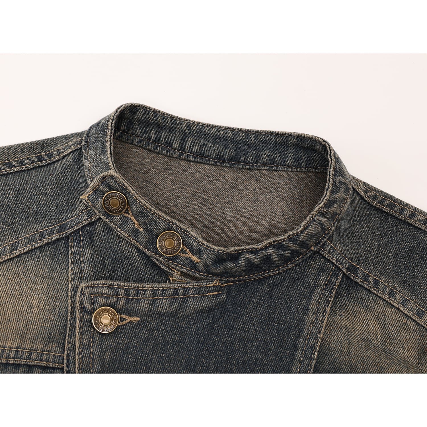 [LHSEN Series] ★Outer★ Denim Jacket Jacket Short Length Women's Fashion