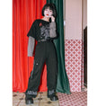 Load image into Gallery viewer, ✿New item! [Kokaisha --- Cloudflip Series] ★China style trousers★ Bottoms Casual pants Switching Black Black
