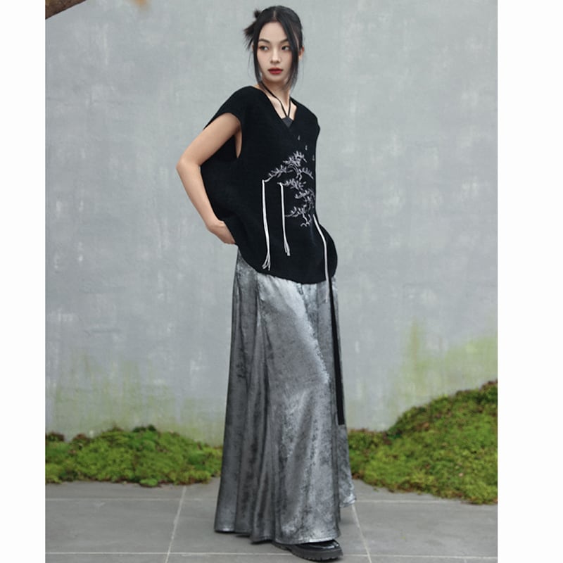 [Da Qinglong Shu Series] ★Chinese style skirt★ Bottoms Hanfu skirt Long skirt Retro Chinese clothes