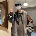 Load image into Gallery viewer, [YHX Series]★Jacket★ 3color Outer PU Switching Unisex Men's Large Size Black Gray Coffee Color
