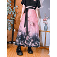 Load image into Gallery viewer, [Kokaisha---Butterfly Gin Series] ★Chinese-style skirt★ 2 colors Bottoms Wrap skirt Black Pink
