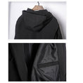 Load image into Gallery viewer, [WL Series] ★Jacket★ Outerwear with hood, unisex, men's black, easy to match with design.
