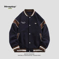 Load image into Gallery viewer, [Mmoptop Series] ★Stadium Jacket★ 3color Outerwear Unisex Men's Navy Dark Green Brown
