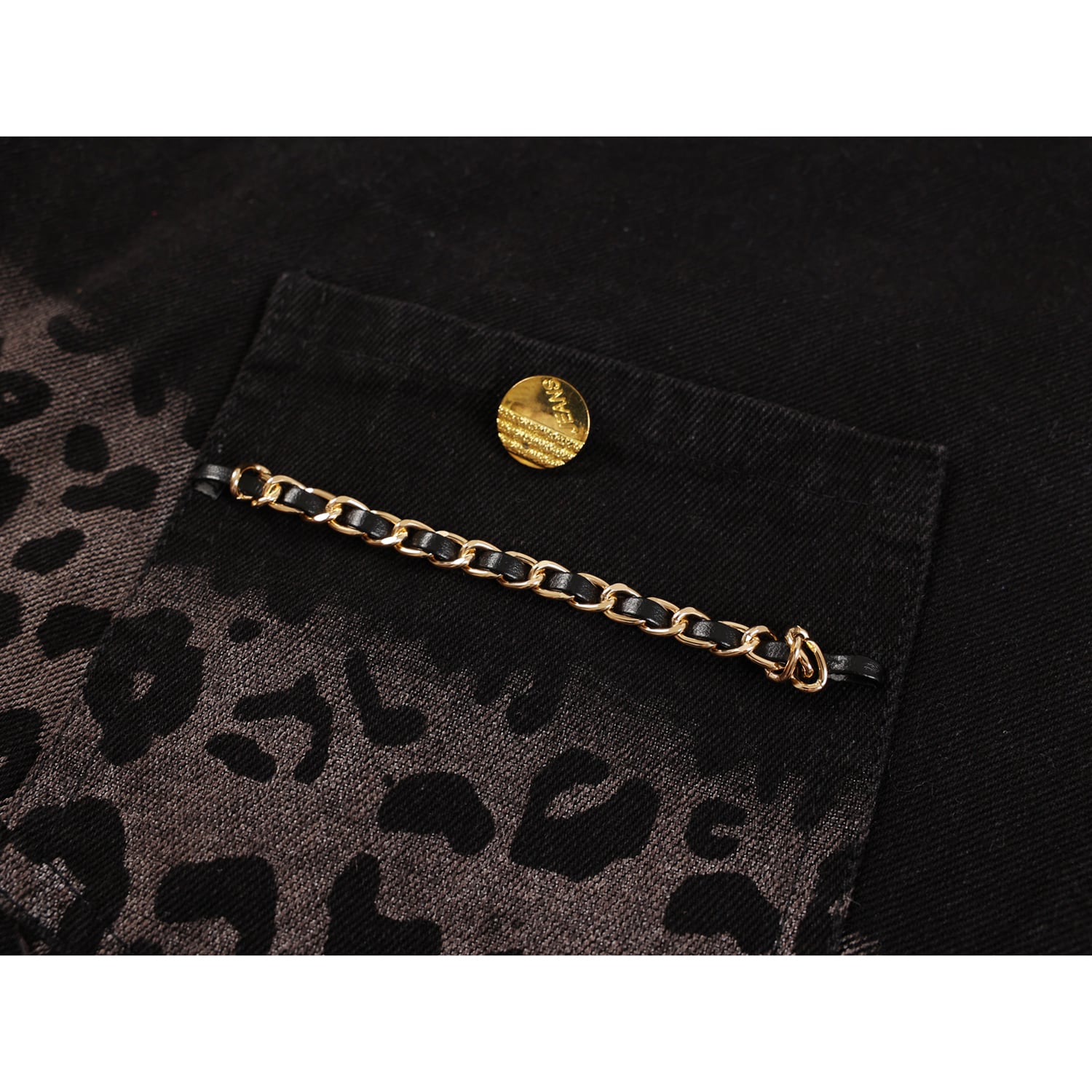 [LHSEN Series]★Outerwear★ Blazer Casual Color scheme Leopard print Easy to match Design Brown Black