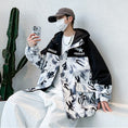 Load image into Gallery viewer, [PAIWEISEN Series] ★Jacket★ 2color outerwear unisex men's color scheme graffiti fashion casual
