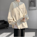 [ZHUIYI Series]★China Style Shirt★ 2color Tops Long Sleeve Shirt Unisex Men's Large Size Retro