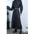 Load image into Gallery viewer, [Kurabokoya Series] Chinese-style pants, pants with belt and chain, bottoms, gaucho pants, slimming, easy to match
