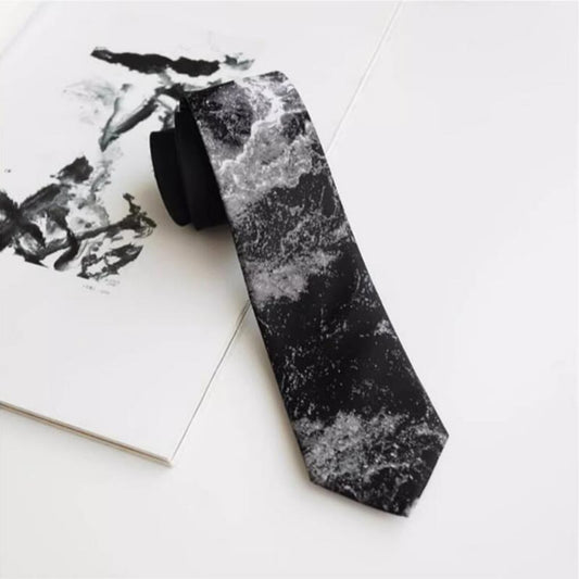 [Daiki Series] ★Tie★ Chinese style tie, accessory, decoration, men's birthday gift, easy to match, wave