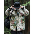 Load image into Gallery viewer, [OULANGSEN Series] ★Jacket★ Outerwear Unisex Men's Large Size Floral Pattern Retro Casual
