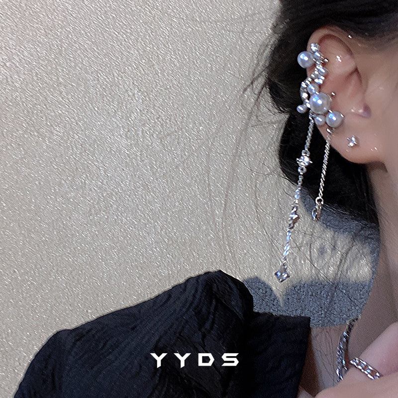 [YYDS Series] Earrings, Pair, Ear Cuffs, Women's, Cute, Fringe, Cute, Improves Your Style, Easy to Match, Accessories