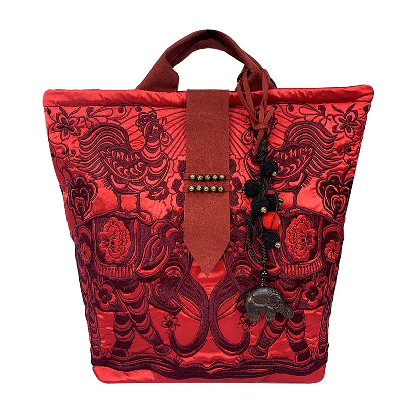 [MIYA Series]★China style bag★ Shoulder bag with decorations Ethnic style embroidery Unique gift Birthday