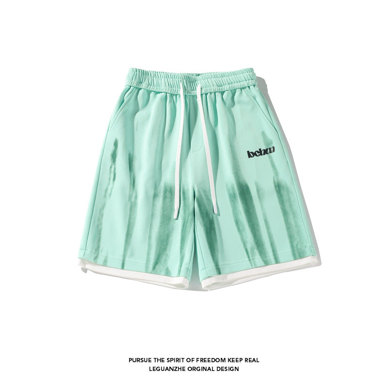 [BIGEMAN Series] ★Shorts★ 3 colors Bottoms Shorts Unisex Men's Casual Black White Green