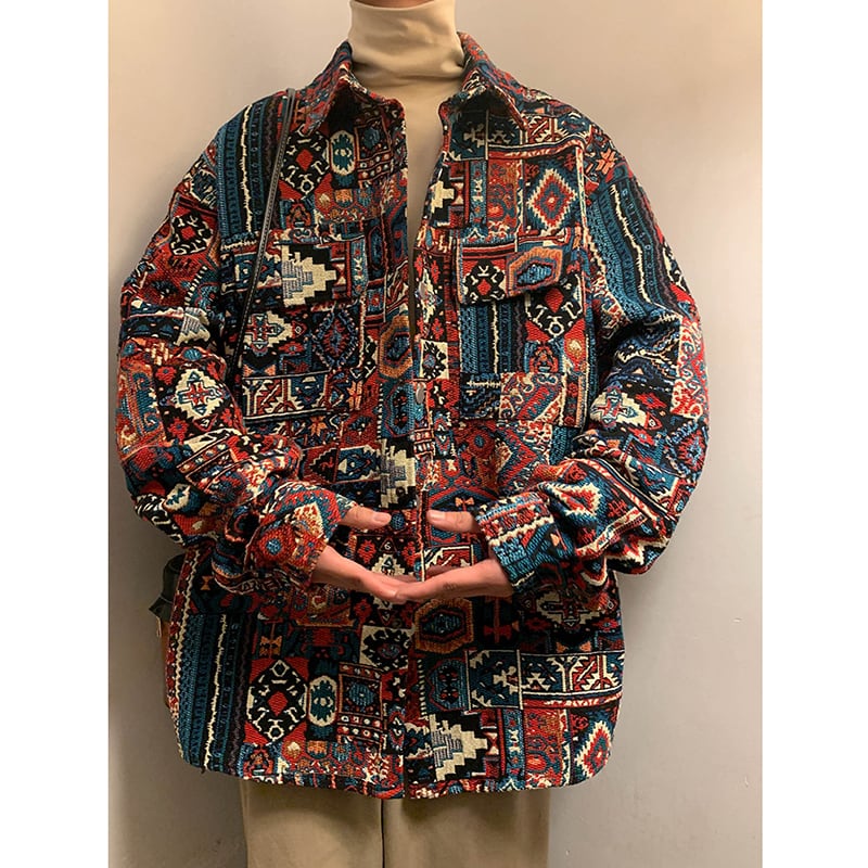 [HUINIU Series]★Jacket★ Outerwear Unisex Men's Large Size Ethnic Style Casual