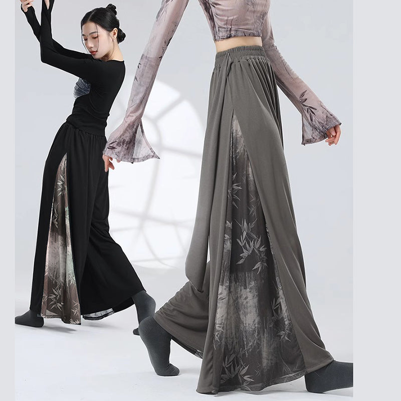 [KEFEN series] ★Chinese style pants★ 5 colors Bottoms Gaucho pants Slimming Easy to match Gaucho pants