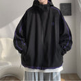 Load image into Gallery viewer, [PPG Series]★Jacket★ 2color outerwear with hood, unisex, men's color scheme, vertical stripes, striped pattern, casual
