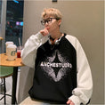 Load image into Gallery viewer, [NANSHI Series] ★Tops★ 2color Sweatshirt Unisex Men's Black White Color Scheme Casual
