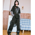 Load image into Gallery viewer, ✿New item! [Kokaisha --- Cloudflip Series] ★China style trousers★ Bottoms Casual pants Switching Black Black
