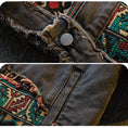 Load image into Gallery viewer, [HPCP Series] ★Jacket★ Denim Jacket Jeans Unisex Men's Switching Ethnic Style
