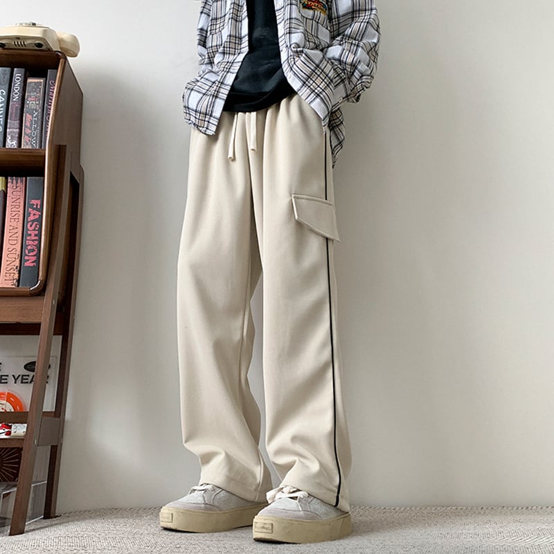 [V37 Series] ★Casual Pants★ 2color Pants Trousers Bottoms Unisex Men's Simple Easy to Match