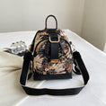 Load image into Gallery viewer, [NANA Series]★Bag★ 4color Rucksack Rucksack Floral Pattern Cute Commuting Blue Blue Black Black
