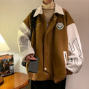 [NANSHI Series]★Jacket★ 3color Stadium Jacket Outerwear Unisex Men's Color Scheme Rasha Black Brown Green