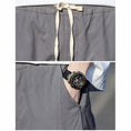 Load image into Gallery viewer, [HUICHUN Series] ★ Pants ★ 4 colors Bottoms Unisex Men's Large Size Plain 8/10th Length Cotton Linen
