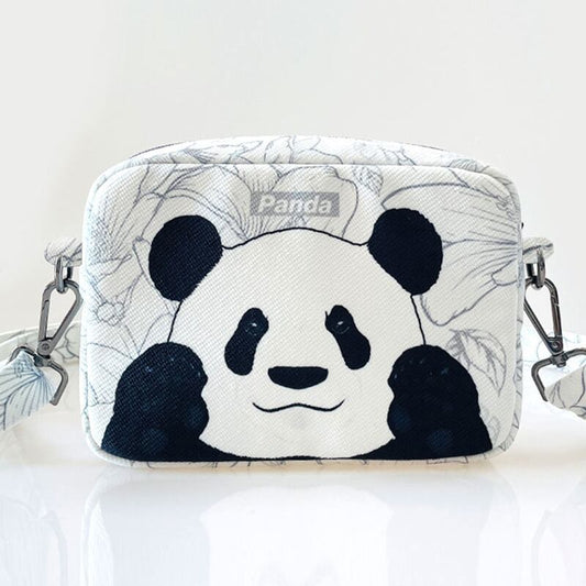 [PDMM Series]★China style bag★ Shoulder panda cute ladies retro commuting date black white