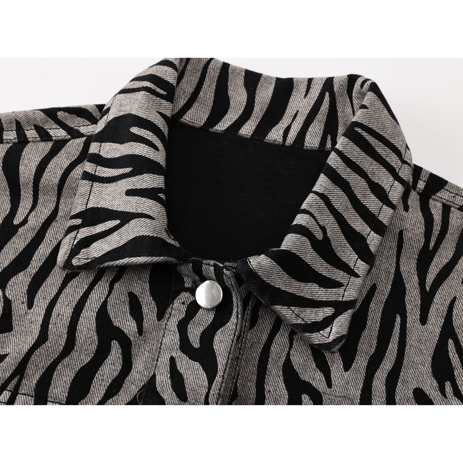 [LHSEN Series] ★Outer★ Jacket Mini Length Women's Fashion Striped Pattern Stripe