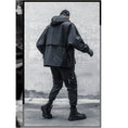 Load image into Gallery viewer, [WL Series] ★Jacket★ Outerwear with hood, unisex, men's black, easy to match with design.
