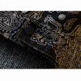 Load image into Gallery viewer, [HPCP Series] ★Jacket★ 2color outerwear unisex men's ethnic style black blue paisley pattern
