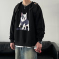 Load image into Gallery viewer, [V37 Series] ★Tops★ 3color Sweatshirt Unisex Men's Cat Cat Dog Cartoon Animal Pattern
