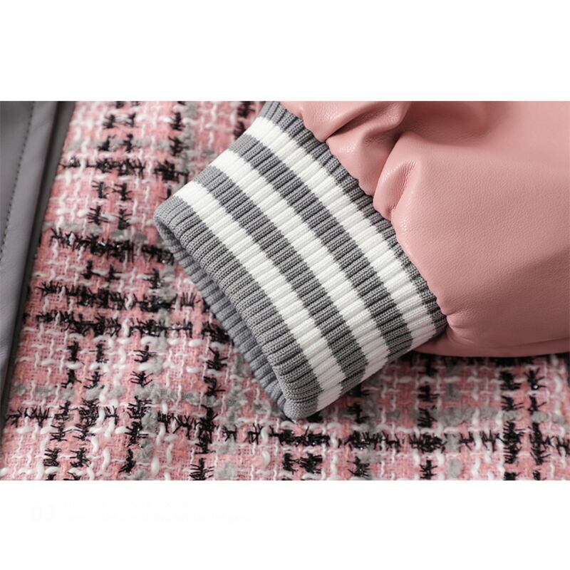 [BCBHQ Series] ★Jacket★ 3color outerwear unisex men's plaid pattern beige black pink