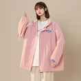 Load image into Gallery viewer, [Fujiiman Series]★Jacket★ 4color Outerwear Unisex Men's Hooded Large Size White Black Pink Blue
