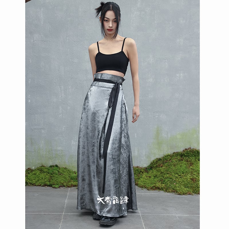 [Da Qinglong Shu Series] ★Chinese style skirt★ Bottoms Hanfu skirt Long skirt Retro Chinese clothes