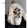 Load image into Gallery viewer, [LGH Series]★Tops★ 6color Sweatshirt Unisex Men's Large Size Rose Pattern Alphabet Fashion
