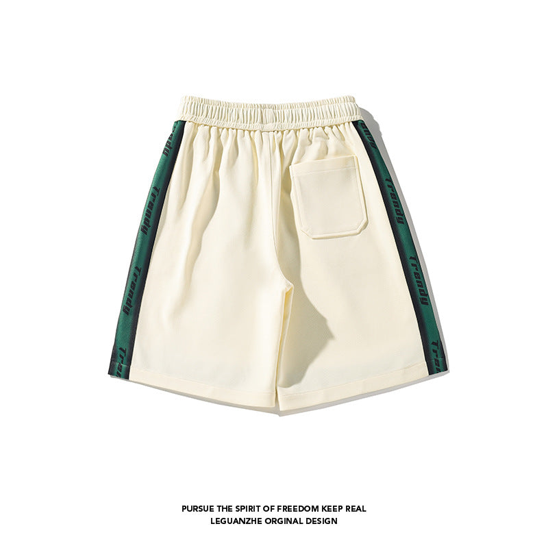 [BIGEMAN Series] ★Shorts★ 2 colors Bottoms Shorts Unisex Men's Sporty Color Scheme Easy to Match