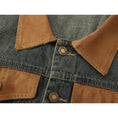 Load image into Gallery viewer, [LHSEN Series] ★Outer★ Denim Jacket Jacket Jeans Mini Length Ladies Color Scheme
