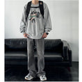 Load image into Gallery viewer, [V37 Series] ★Tops★ 3color Sweatshirt Unisex Men's Cat Cat Dog Cartoon Animal Pattern
