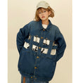 Load image into Gallery viewer, [PMFIVEE Series] ★Jacket★ Outer Denim Jeans Unisex Men's Distressed Stylish
