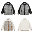 Load image into Gallery viewer, [BCBHQ Series] ★Jacket★ 3color outerwear unisex men's plaid pattern beige black pink
