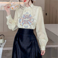 Load image into Gallery viewer, [Rin Le Series]★China-style tops★China-style shirt, women's, fringe, embroidery, cute, long-sleeved shirt
