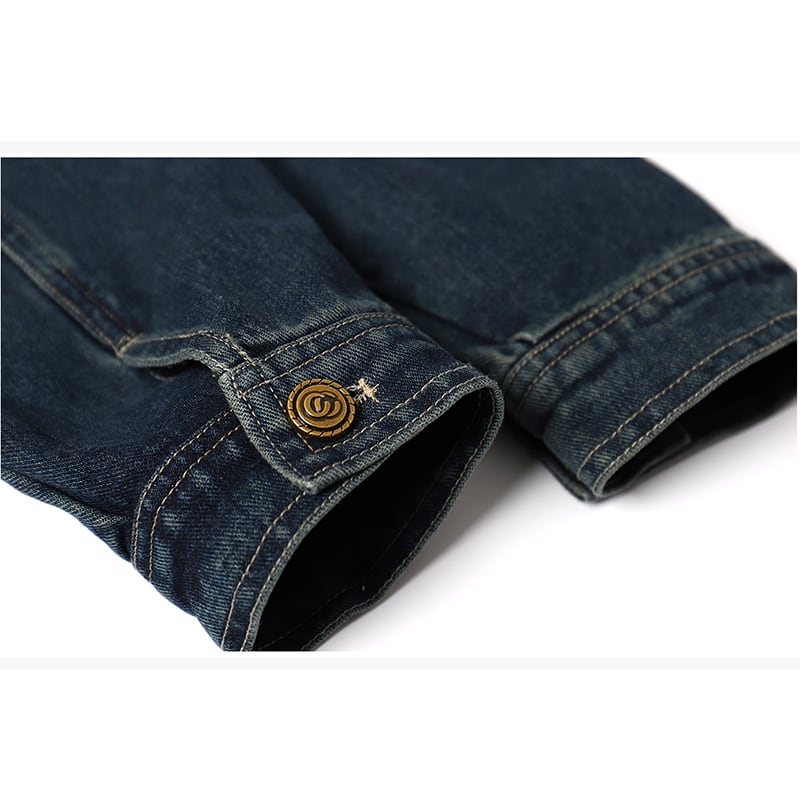 [YOYO CLUB Series] ★Denim jacket★ Outer jacket denim jeans Easy to match with design Stylish