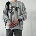 Load image into Gallery viewer, [V37 Series] ★Tops★ 3color Sweatshirt Unisex Men's Cat Cat Dog Cartoon Animal Pattern
