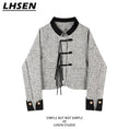 Load image into Gallery viewer, [LHSEN Series]★China style outerwear★ 2color blazer jacket short length China button
